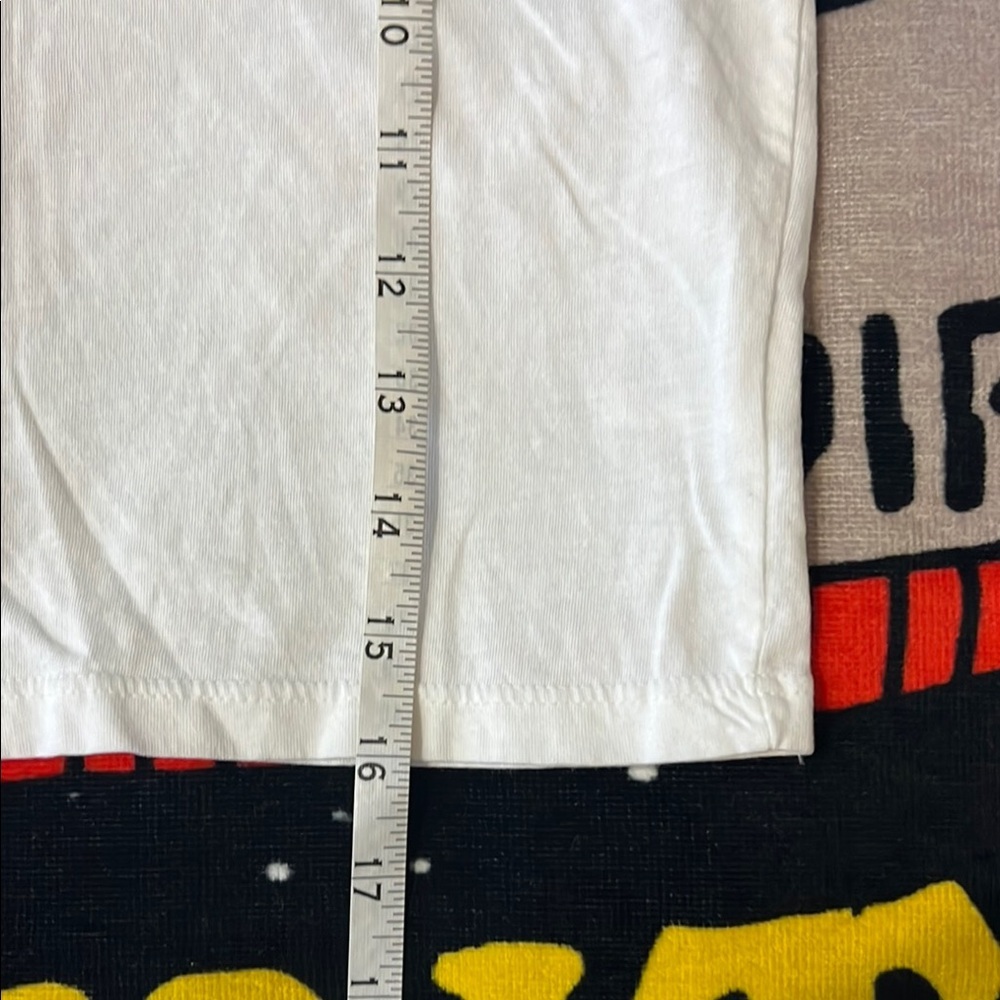 Talentless White Crop Top with Crew Neck and Logo - Picture 5 of 10